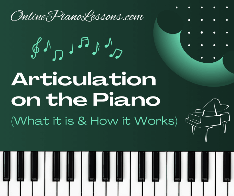 articulation, piano articulation, playing piano, music theory, what is articulation on the piano