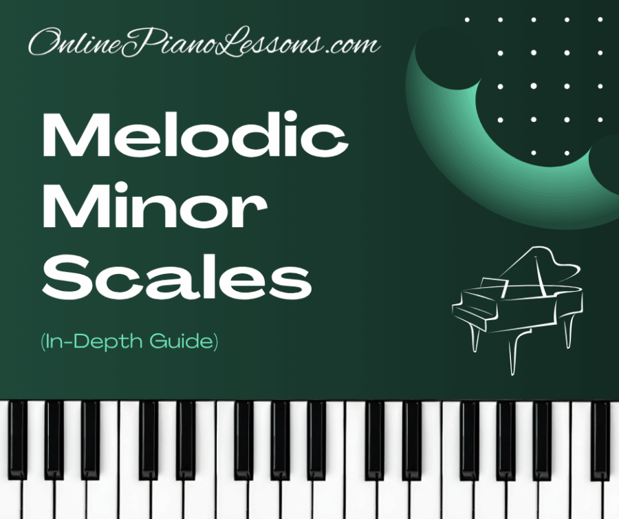 melodic minor scales, melodic minor scale, piano, playing piano scales, minor scales, minor piano scales
