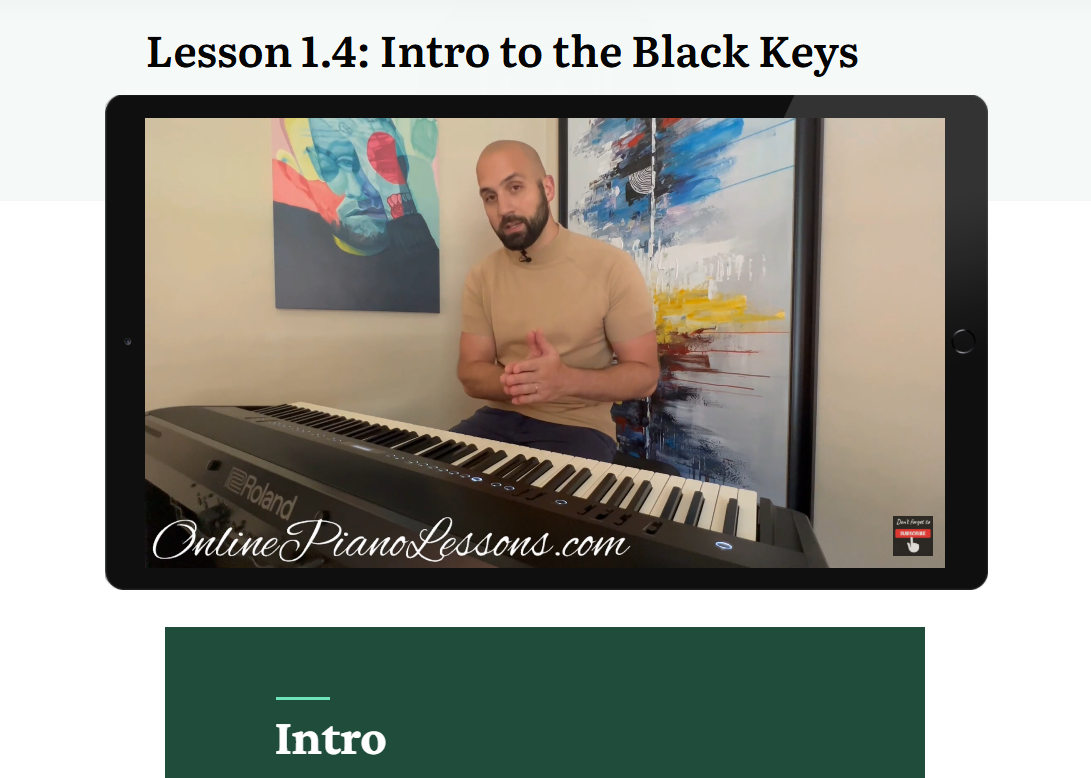 online piano lessons, piano lessons, learn piano, how to play piano, piano course