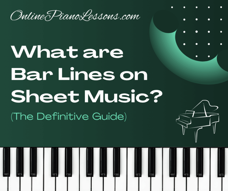 what are bar lines on sheet music, bar lines, sheet music, piano, playing piano, sight reading