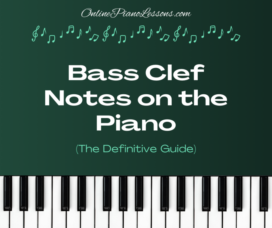 Bass Clef Notes on the Piano
