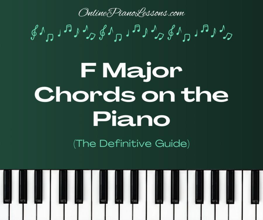 F Major Chords, F Major Chord Piano, Fmaj chord